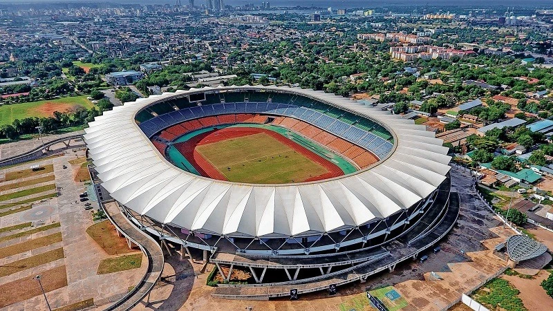 A bird’s view of the Benjamin Mkapa Stadium in Dar es Salaam. The stadium will be closed to undergo major repairs soon after Taifa Stars have faced Niger on June 17 in the Africa Cup of Nations qualifier.