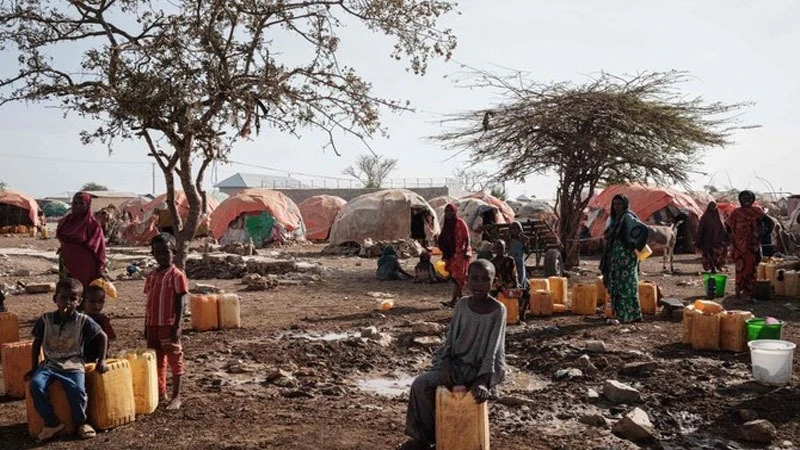 UN humanitarian chief Martin Griffiths warned that Somalia was "at the door of famine" after being hit by four failed rainy seasons that has caused a devastating drought.
