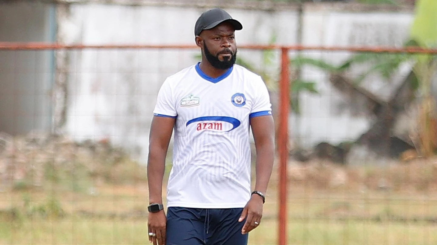Azam FC's coach Youssouph Dabo. 