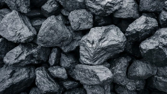 Black coal.
