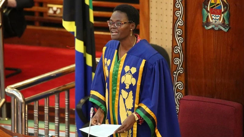 Speaker of the National Assembly Dr Tulia Ackson 