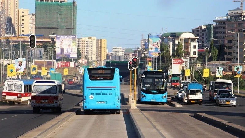 The city Bus Rapid Transit 