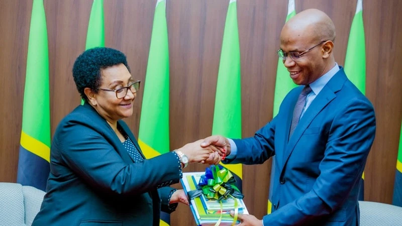 
Minister for Foreign Affairs and East African Cooperation, January Makamba, took over the office from former Minister of the Ministry, Dr Stergomena Tax, on September 2023 at the ministry's offices in Dar es Salaam September. 