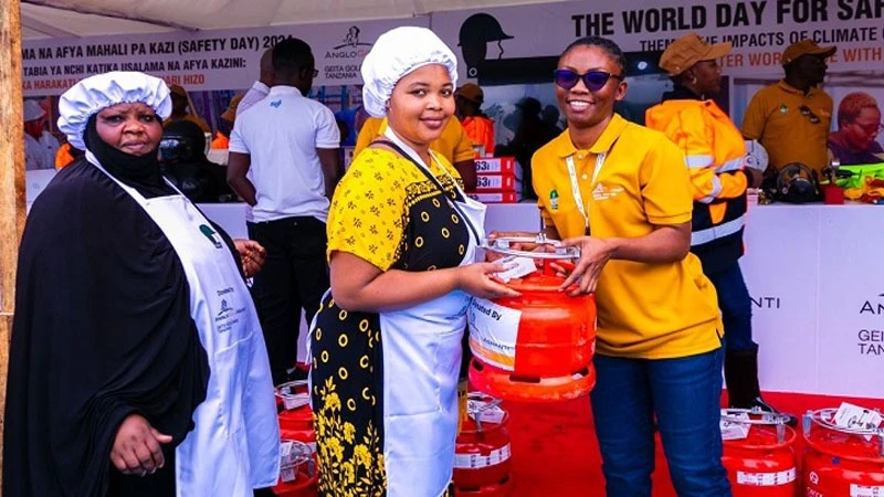 Women are supplied with LPG stoves as part of discouraging  the use of charcoal and firewood.