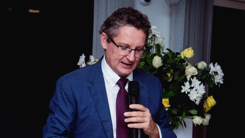 Peter Huyghebaert, the Belgian ambassador