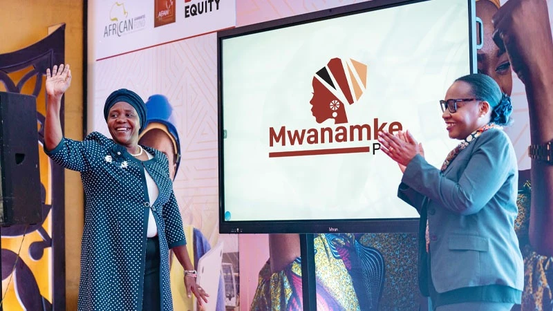 Community Development, Gender, Women and Special Groups minister Dr Dorothy Gwajima (L) pictured in Dar es Salaam yesterday gracing the launch of ‘Wanawake Plus’, Equity Bank’s special window for women. (R) is the bank’s managing director, Isabela Maganga