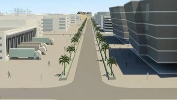 A computer-generated illustration of the Mangapwani multipurpose port project reveals a holistic development blueprint.